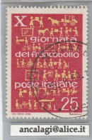 USATI ITALIA 1968 - Ref.0245D "GIORNATA DEL FRANCOBOLLO" 1 Val. - - 1961-70: Afgestempeld