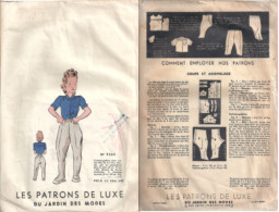 Patron "Culotte-guêtre Et Blouse-chemisier" Pour Pte Fille De 5-7 Ans_L41 - Patterns