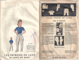 Patron "Culotte-guêtre Et Blouse-chemisier" Pour Pte Fille De 5-7 Ans_L41 - Patronen