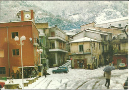 Acquaro (Vibo Valentia) Nevicata Febbraio 1986, Auto D'Epoca Renault R4, Old Car - Vibo Valentia