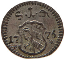 GERMAN STATES PFENNIG 1776 NÜRNBERG #t032 0333 - Groschen & Andere Kleinmünzen