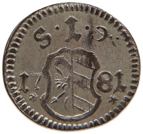 GERMAN STATES PFENNIG 1781 NÜRNBERG #t032 0339 - Groschen & Andere Kleinmünzen