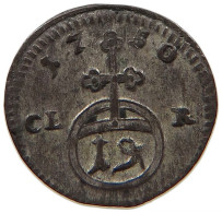 GERMAN STATES PFENNIG 1750 BRANDENBURG BAYREUTH Friedrich 1735-1763 #t032 0493 - Groschen & Andere Kleinmünzen