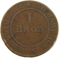 GERMAN STATES BROD BROTMARKE 1816 1817 ELBERFELD #t032 0671 - Groschen & Andere Kleinmünzen