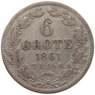 GERMAN STATES 6 GROTE 1861 BREMEN #t032 1061 - Groschen & Andere Kleinmünzen