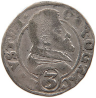 GERMAN STATES 3 KREUZER 1614 NEISSE Karl Von Österreich 1608 - 1624 #t032 0657 - Monedas Pequeñas & Otras Subdivisiones