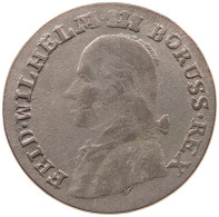 GERMAN STATES 3 GRÖSCHER 1802 BRANDENBURG PREUSSEN Friedrich Wilhelm III. 1797-1840. #t032 0885 - Monedas Pequeñas & Otras Subdivisiones