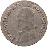 GERMAN STATES 3 GRÖSCHER 1802 BRANDENBURG PREUSSEN Friedrich Wilhelm III. 1797-1840. #t032 0885 - Groschen & Andere Kleinmünzen