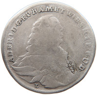 GERMAN STATES 20 KREUZER 1763 WÜRZBURG BISTUM Adam Friedrich Von Seinsheim 1755-1779 #t032 0829 - Monedas Pequeñas & Otras Subdivisiones