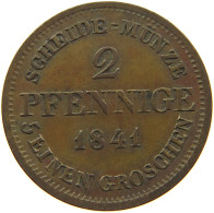 GERMAN STATES 2 PFENNIG 1841 SACHSEN COBURG GOTHA Ernst I. 1826-1844 #t032 0979 - Small Coins & Other Subdivisions