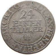 GERMAN STATES 1/24 TALER 1763 SACHSEN SACHSEN ALBERTINISCHE LINIE Friedrich August II. 1733-1763 #t032 0797 - Kleine Munten & Andere Onderverdelingen