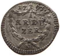 GERMAN STATES 1 KREUZER 1797 NÜRNBERG #t033 0199 - Monedas Pequeñas & Otras Subdivisiones