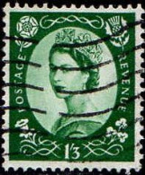 GB Poste Obl Yv: 277 Mi:272X Queen Elisabeth II (Lign.Ondulées) - Used Stamps