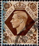 GB Poste Obl Yv: 222 Mi:211X George VI (cachet Rond) - Usados