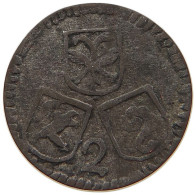 SWITZERLAND 2 PFENNIG CHUR Ulrich VII. Von Federspiel 1692-1728 #t033 0317 - Diócesis De Coira