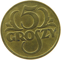 POLAND 5 GROSZY 1923 TOP #t033 0097 - Poland
