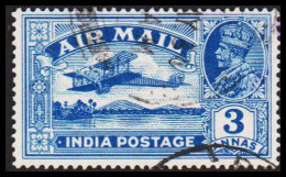 1929. INDIA. Georg V AIR MAIL 3 ANNAS  - JF544373 - 1911-35  George V