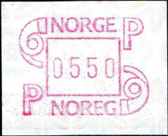 Norvège Lisa N** Yv:3-550 Mi: 2 Cors De Poste 0550 - Automatenmarken [ATM]