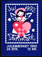 Dänemark Aus Jahrgang 1992 Postfrisch Grußmarken / Weihnachten #HP937 - Sonstige & Ohne Zuordnung