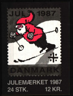 Dänemark Aus Jahrgang 1987 Postfrisch Grußmarken / Weihnachten #HP932 - Sonstige & Ohne Zuordnung
