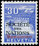 Schweiz Ausg. F.d. Völkerbund SDN, 1934, 42-43,45-46 Spec., ... - Servizio