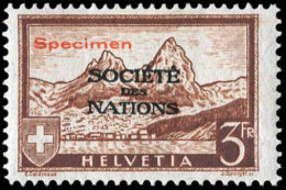 Schweiz Ausg. F.d. Völkerbund SDN, 1937, 48 Spec., Ungebraucht - Servizio