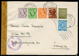 Amerik.+Brit. Zone (Bizone), 1946, 5, 12, 17 U.a., Brief - Lettres & Documents