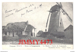 CPA - Ruines De Langemarck En 1917 - Le Moulin à L'entrée De Langemarck - Flandre Occidentale Belgique - Langemark-Pölkapelle