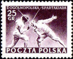 Pologne Poste N** Yv: 756/760 Jeux Sportifs D'été 760 Pet Def Gomme - Unused Stamps