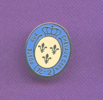 Rare Pins La Poste Aux Chevaux Caen Fleur De Lys ( Napoleon 2 ? ) Q831 - Poste