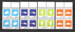 2014 - 705 à 708**MNH - Bloc De 4 - 2 - Neufs