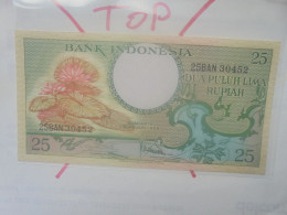 INDONESIE 25 Rupiah ND 1959 Neuf (B.33) - Indonesia