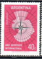 ARGENTINA 1958 INTERNATIONAL GEOPHYSICAL YEAR MAP OF ANTARCTICA 40c MLH - Nuovi