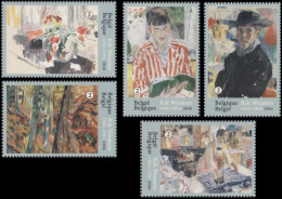 4621/4625**(BL243) - Rik Wouters (1882-1916) Hommage à Un Fauviste / Eerbetoon Aan Een Fauvist / Tribut An Einen Fauvis - Neufs