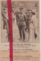 Oorlog Guerre 14/18 - Aviateur Piloot Baron Von Richthofen - Orig. Knipsel Coupure Tijdschrift Magazine - 1917 - Non Classés