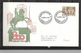 1967 - 459 - 800 Ans De Copenhague - FDC