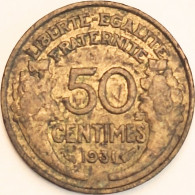 France - 50 Centimes 1931, KM# 894.1 (#4043) - 50 Centimes