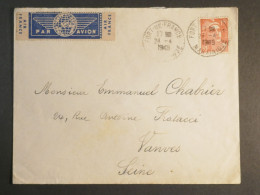 DM 8  MARTINIQUE    LETTRE    1949 A  VANVES  FRANCE   ++AFF. INTERESSANT+++ - Storia Postale