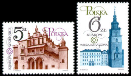 Poland, 1983, Restoration Of Krakow Monuments, MNH, Michel 2889-2890 - Nuevos