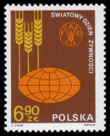 Poland, 1981, World Food Day, FAO, United Nations, MNH, Michel 2776 - Nuovi