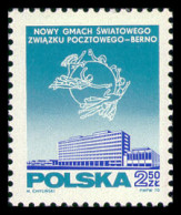 Poland, 1970, UPU Building, Universal Postal Union, United Nations, MNH, Michel 2007 - Ungebraucht