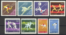 Poland, 1964, Olympic Summer Games Tokyo, Sports, MNH, Michel 1514-1521 - Nuevos