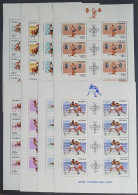 Poland, 1967, Olympic Games, Sports, MNH Sheetlets, Michel 1761-1768 - Nuevos