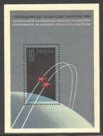 Poland, 1962, Space, Vostok, MNH, Michel Block 28 - Nuevos