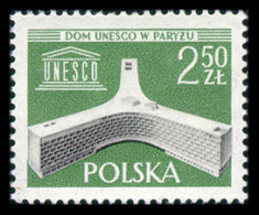 Poland, 1958, UNESCO, United Nations, MNH, Michel 1075 - Ongebruikt