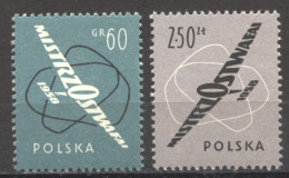 Poland, 1958, Gliding World Championships, Sports, Airplane, MNH, Michel 1058-1059 - Ongebruikt