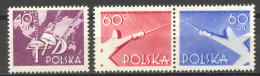 Poland, 1957, Fencing Youth World Championships, Sports, MNH, Michel 1005-1007A - Neufs