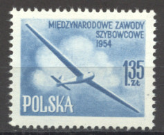 Poland, 1954, Gliding Championships, Sports, MNH, Michel 854C - Nuevos