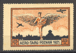 Poland, 1921, Icarus, Aviation, MLH, Michel I - Nuovi