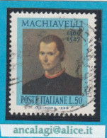 USATI ITALIA 1969 - Ref.0249B "MACCHIAVELLI" 1 Val. - - 1961-70: Afgestempeld